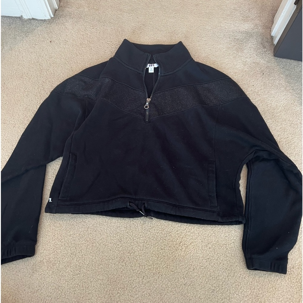 Joy Lab Quarter zip Cropped Sweatshirt M